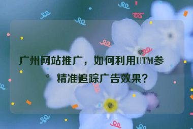 廣州網(wǎng)站推廣，如何利用UTM參數(shù)精準(zhǔn)追蹤廣告效果？
