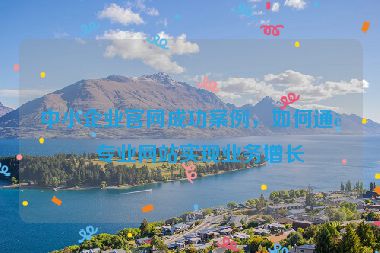 中小企業(yè)官網(wǎng)成功案例，如何通過專業(yè)網(wǎng)站實現(xiàn)業(yè)務(wù)增長