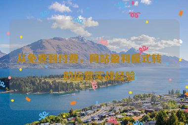 從免費到付費，網(wǎng)站盈利模式轉(zhuǎn)型的運營實戰(zhàn)經(jīng)驗