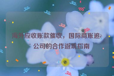 海外應(yīng)收賬款催收，國際商賬追討公司的合作避坑指南