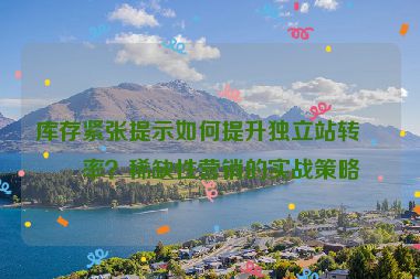 庫(kù)存緊張?zhí)崾救绾翁嵘?dú)立站轉(zhuǎn)化率？稀缺性營(yíng)銷的實(shí)戰(zhàn)策略