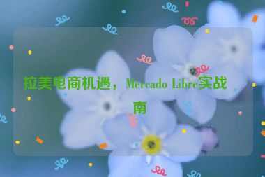 拉美電商機(jī)遇，Mercado Libre實(shí)戰(zhàn)指南